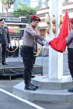 Polsek Bontoala Sukses Jadi Pelaksana Upacara Hari Kebangkitan Nasional di Polrestabes Makassar